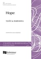 Hope SATB choral sheet music cover